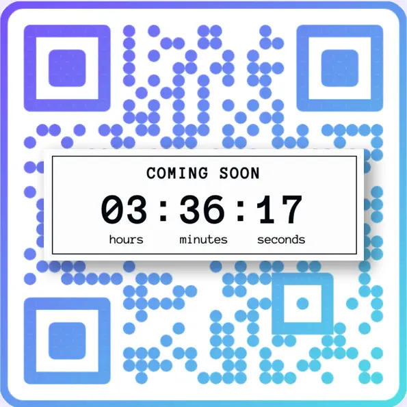 QR code scheduling calendar interface for time-based campaign management