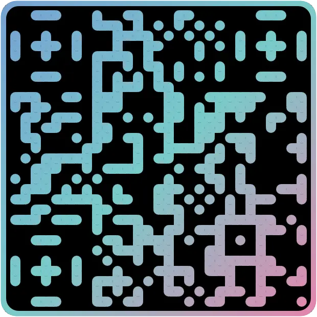 Eco Forest - Customizable branded QR code example